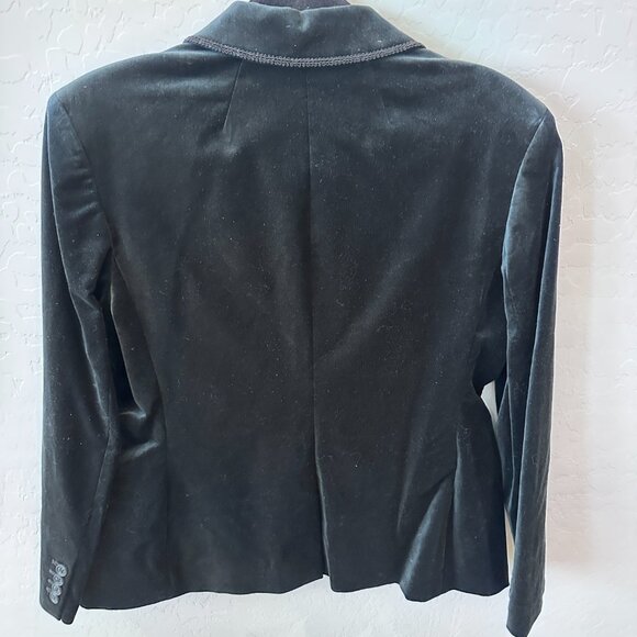 NWT - J. Crew Women's Alexandra Black Velvet Blazer/Jacket . - Picture 3 of 14